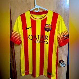 Nike RARE FC Barcelona 2013/14 Away Soccer Jersey Men’s Small- Lionel Messi #10